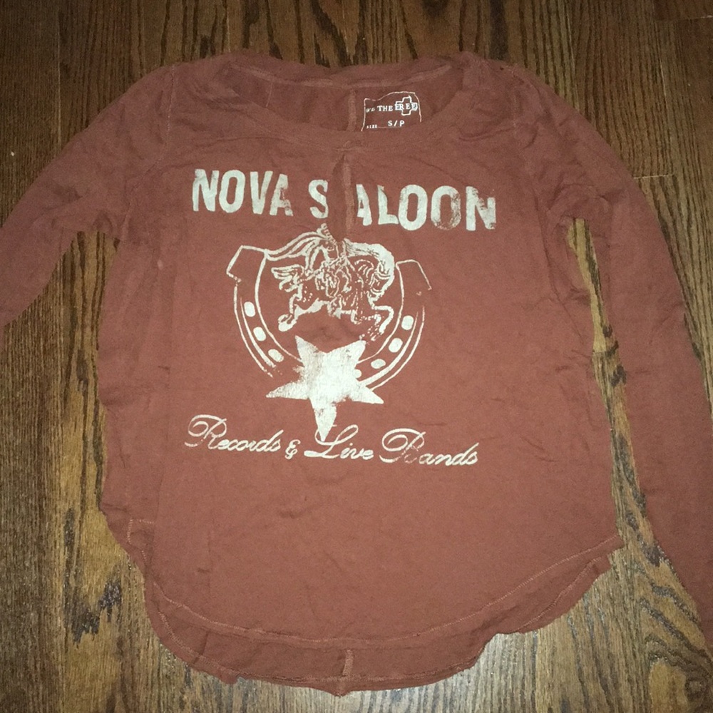 Free people long sleeve t shirt